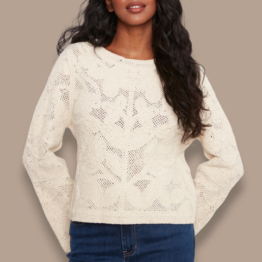 Charlie B - Reversible Button Crochet Sweater