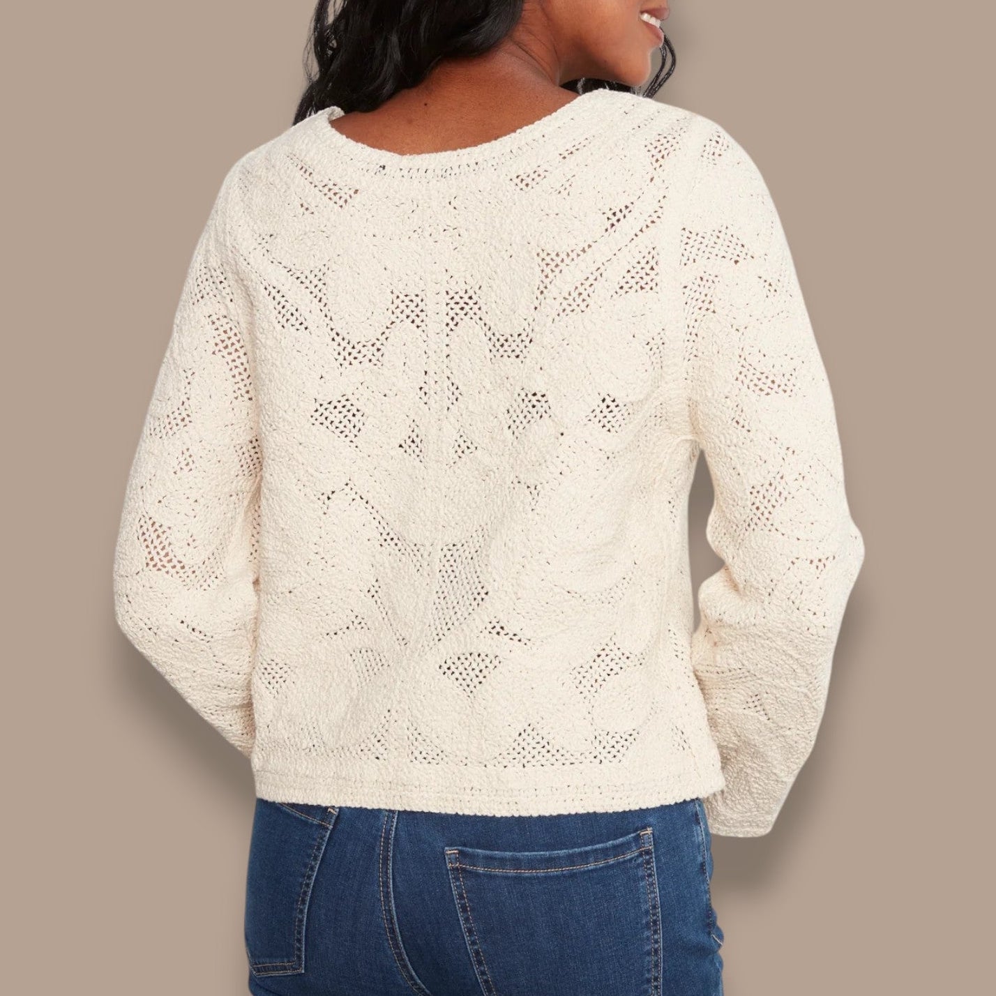 Charlie B - Reversible Button Crochet Sweater