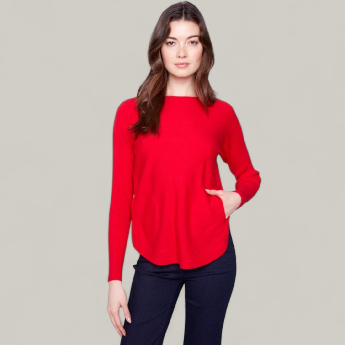 Charlie B - Sweater With Back Lace-Up Detail