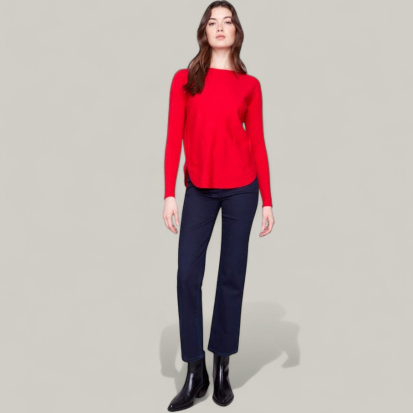 Charlie B - Sweater With Back Lace-Up Detail