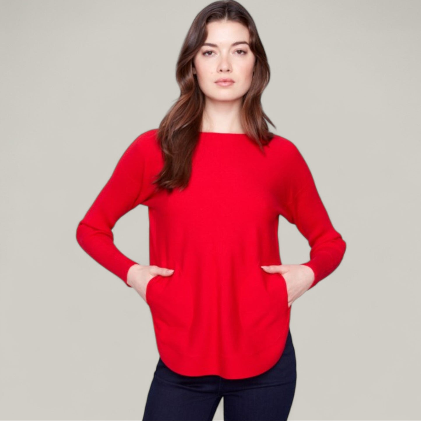 Charlie B - Sweater With Back Lace-Up Detail