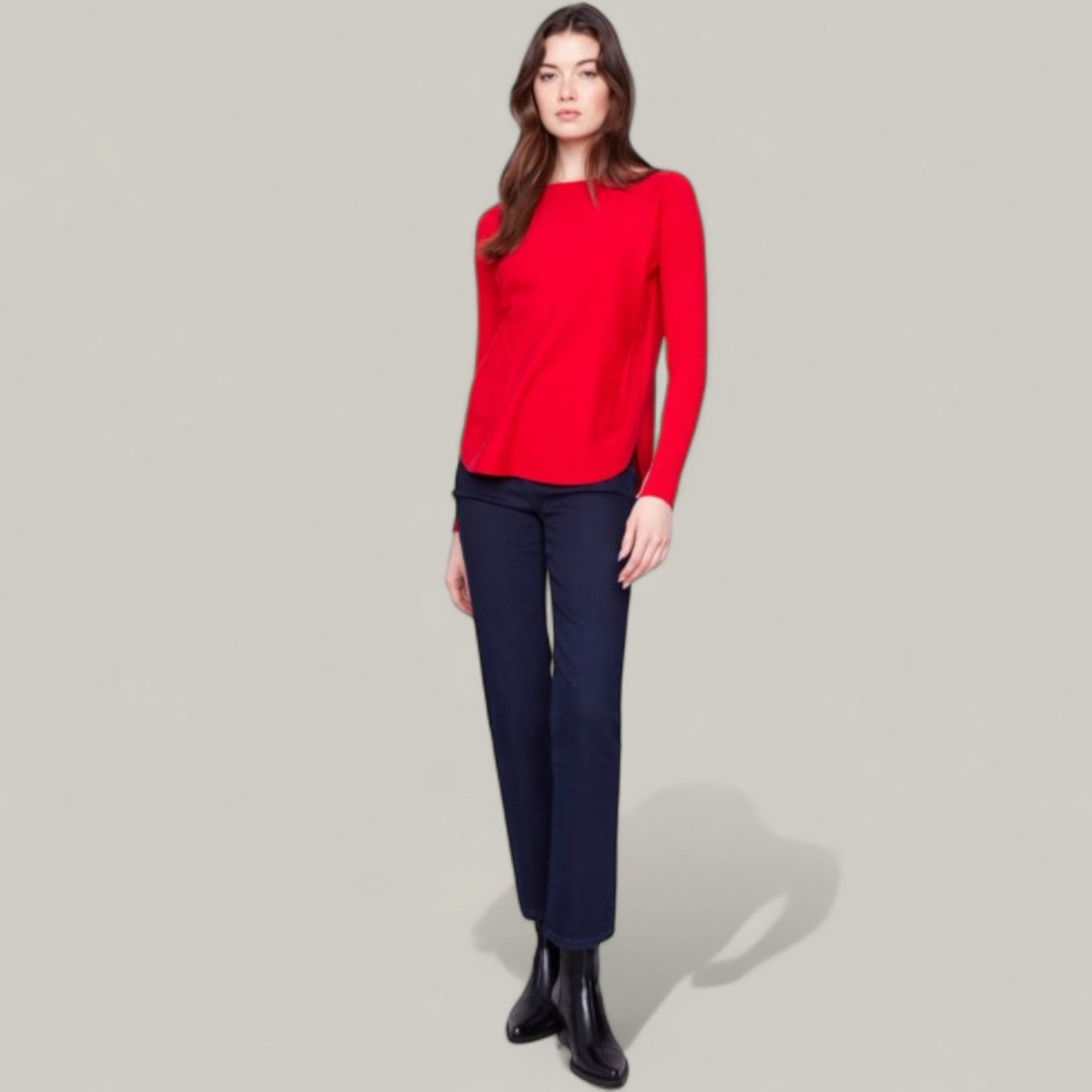 Charlie B - Sweater With Back Lace-Up Detail