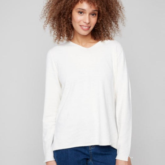 Charlie B - Basic V-Neck Sweater