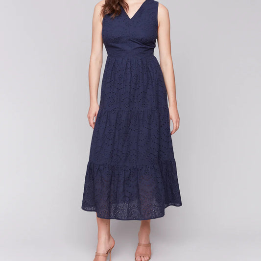 Charlie B - Lined Eyelet Dress