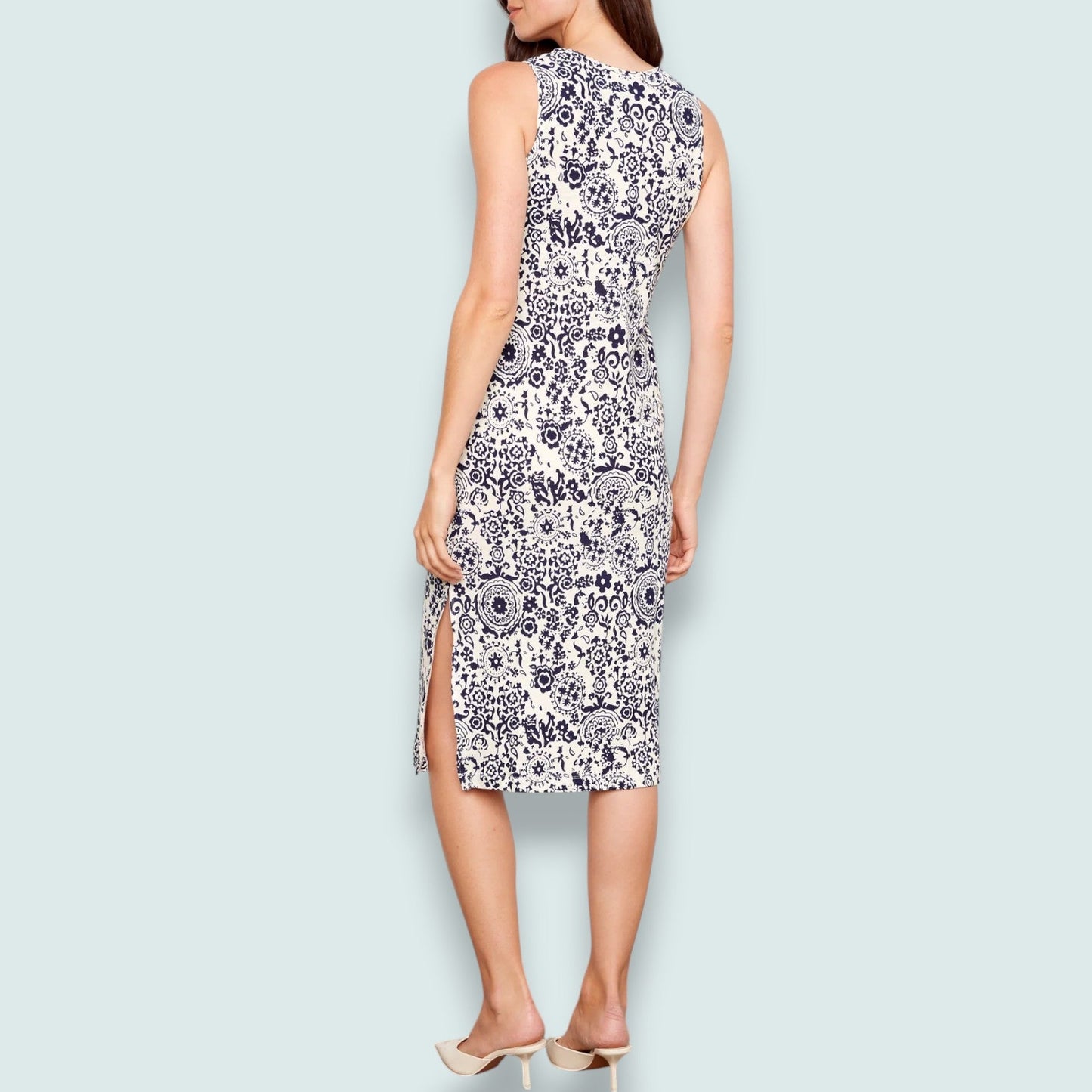 Charlie B - Midnight Garden Printed Knit Dress