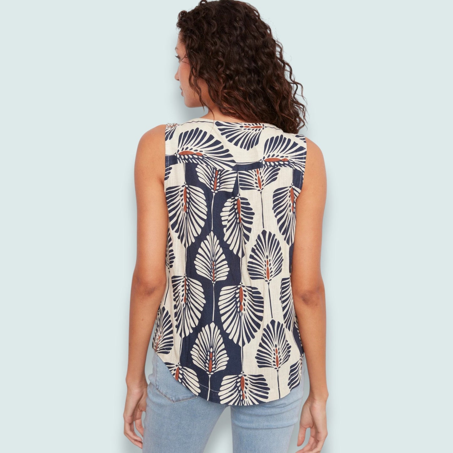 Charlie B - Printed Sleeveless Tank Top