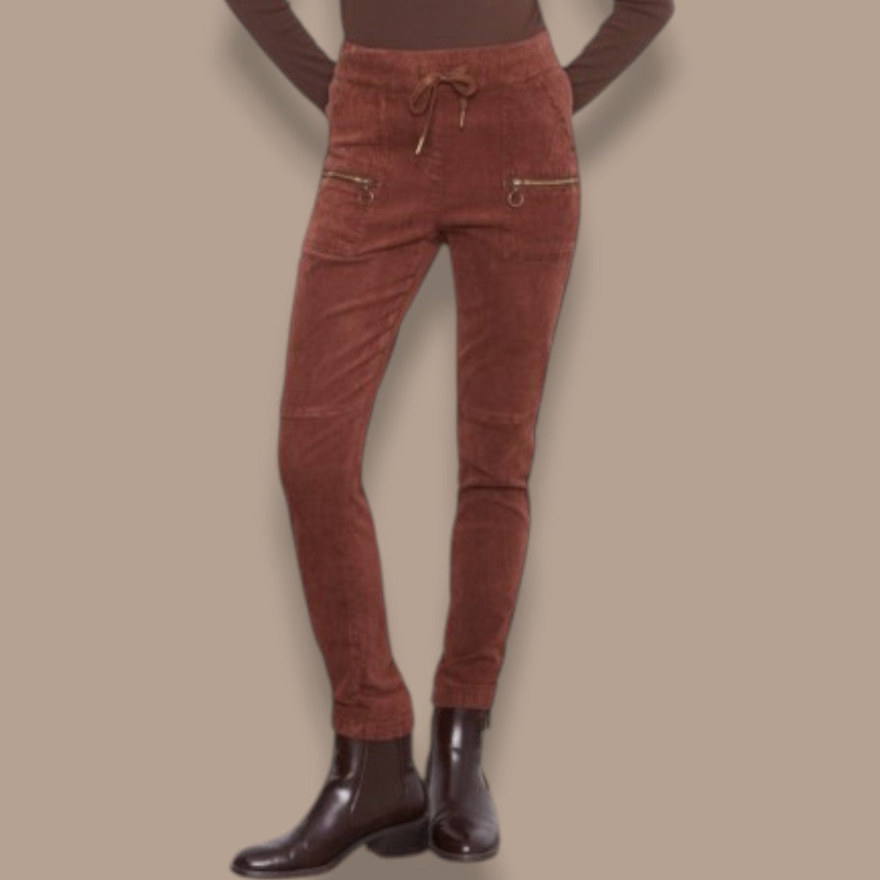 Charlie B - Pull-On Baby Corduroy Jogger Pants With Zip Pockets