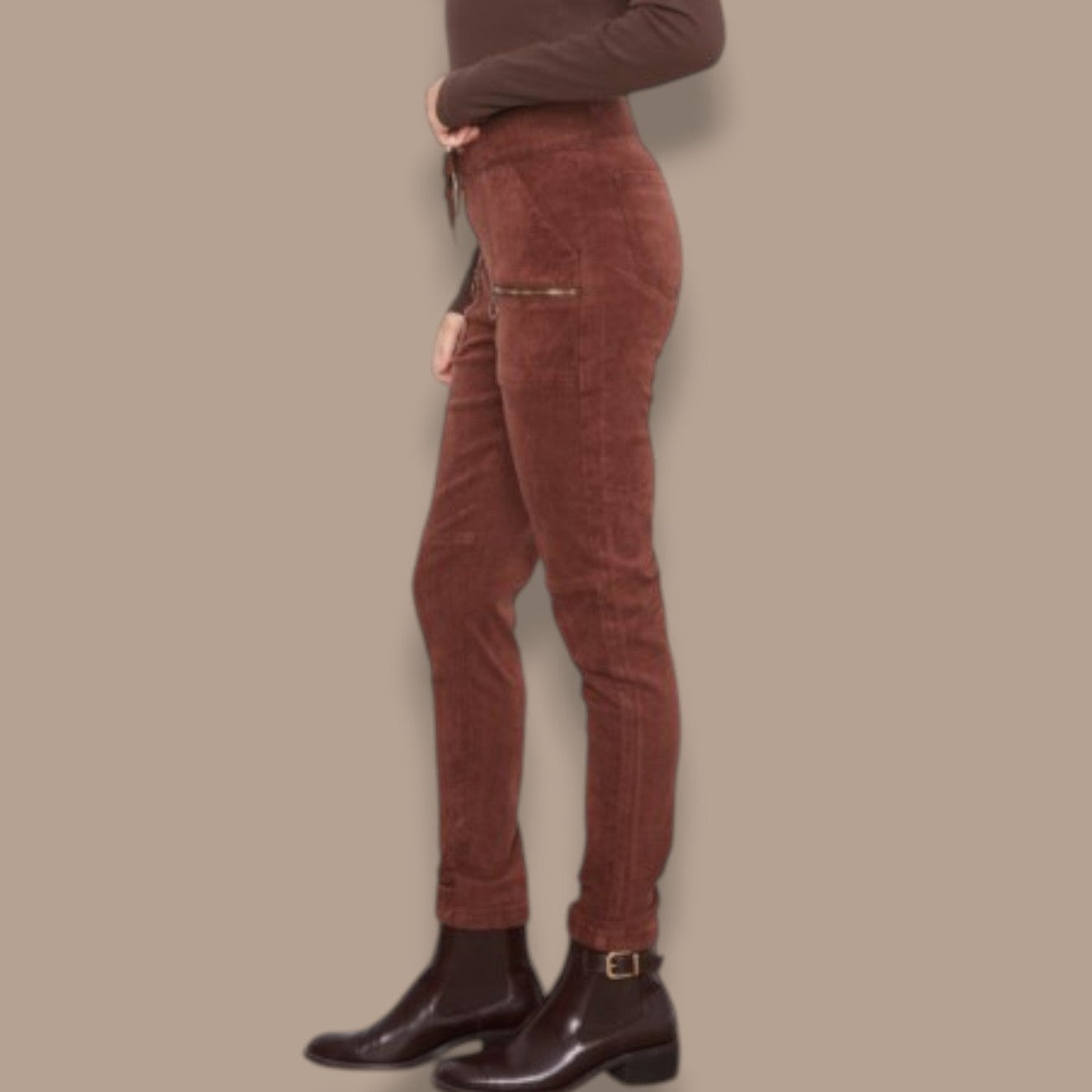 Charlie B - Pull-On Baby Corduroy Jogger Pants With Zip Pockets