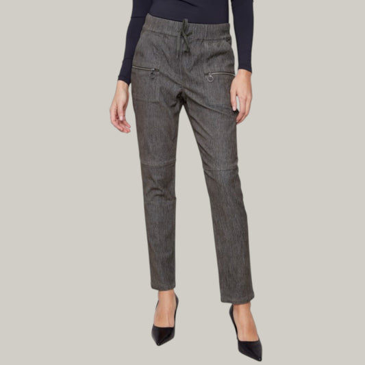 Charlie B - Pull-On Corduroy Jogger Pant With Zip Pockets