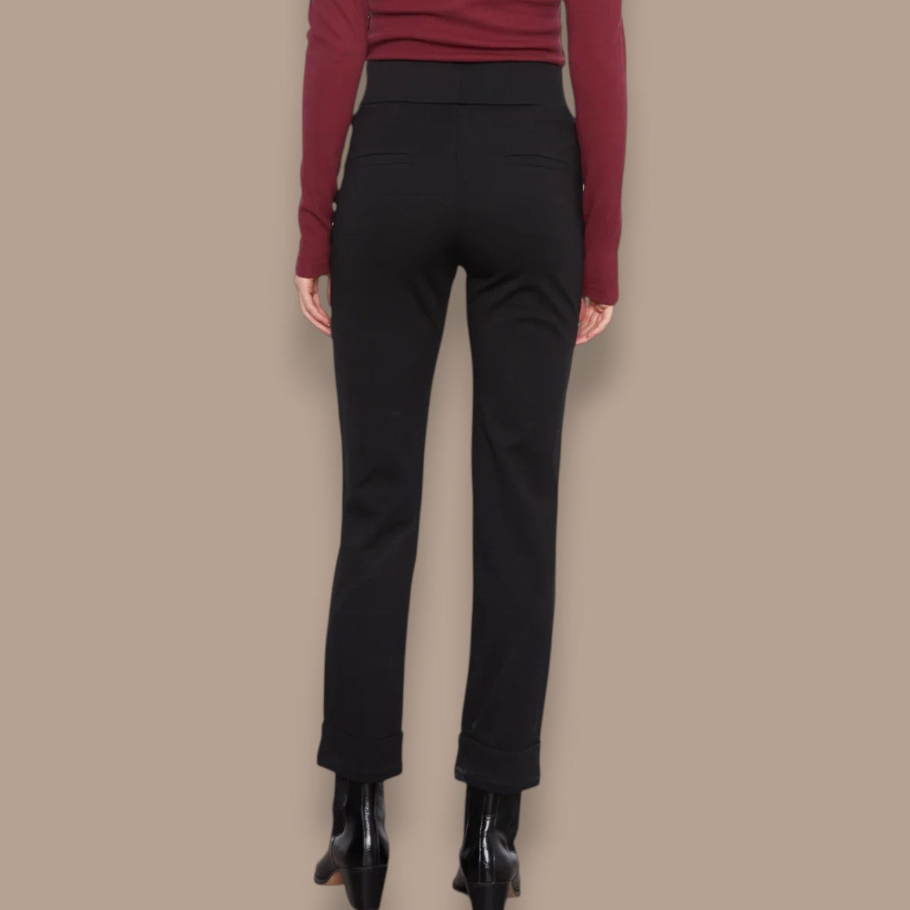 Charlie B - Rolled Cuff Pull-On Pants