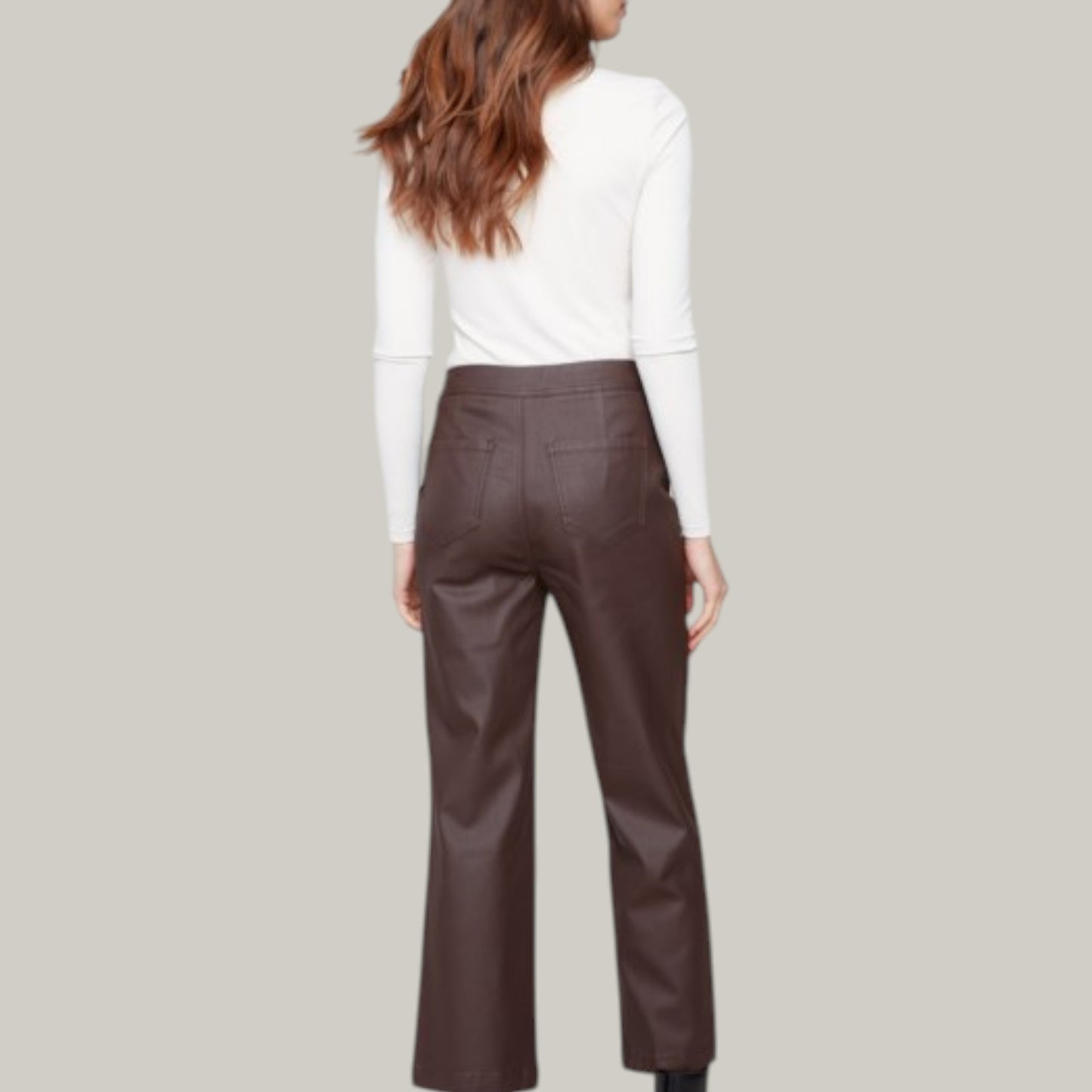 Charlie B - Flare Leg Pants With Front Welt Pockets