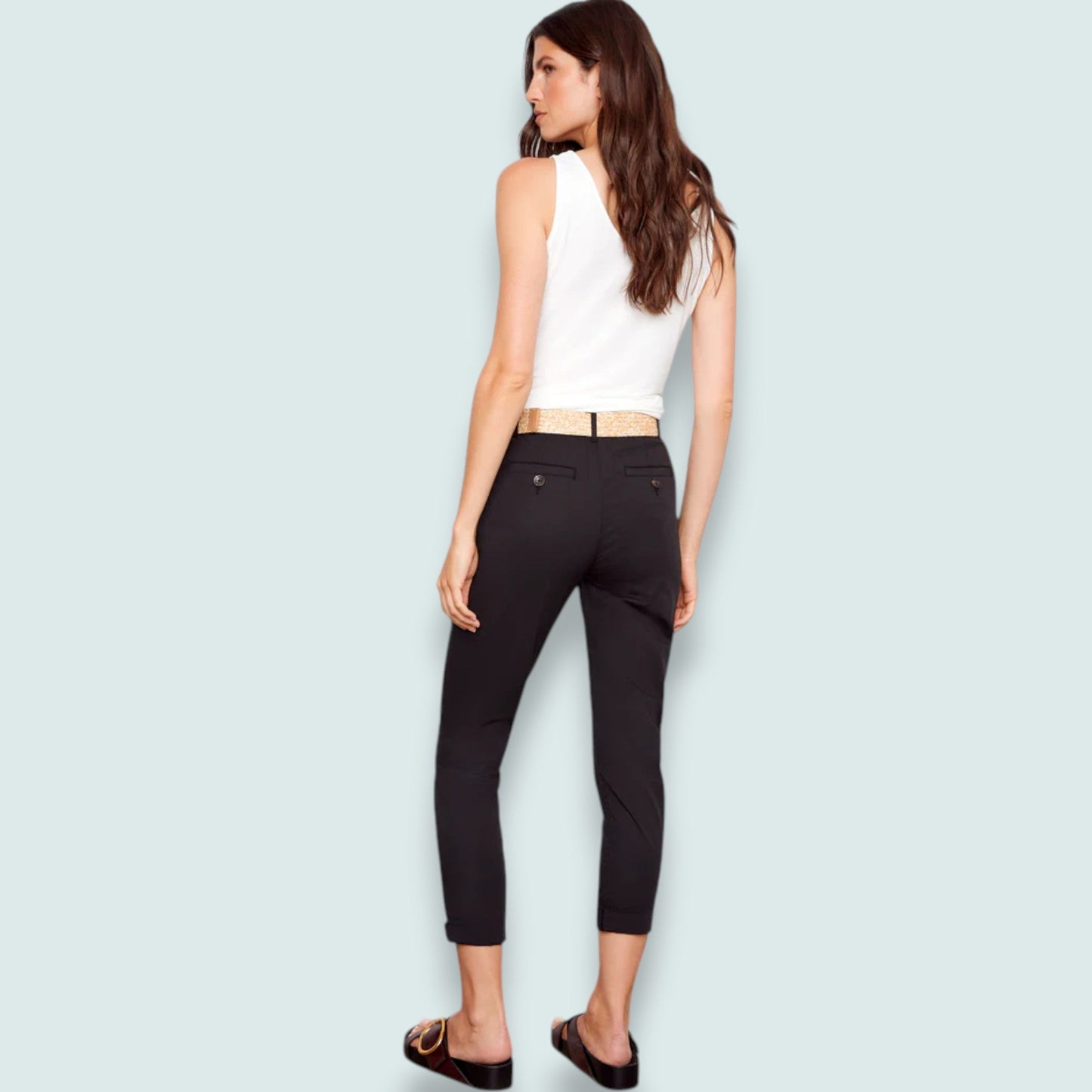 Charlie B - Stretch Twill Narrow Leg Pants