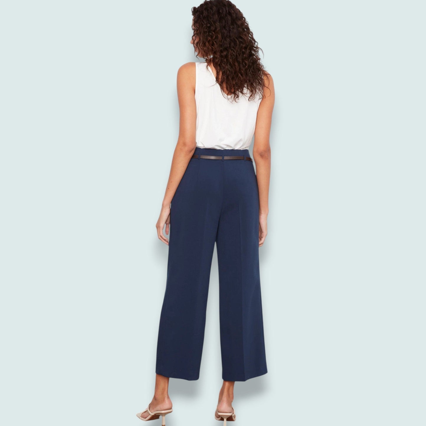Charlie B - Cropped Dressy Belted Pants