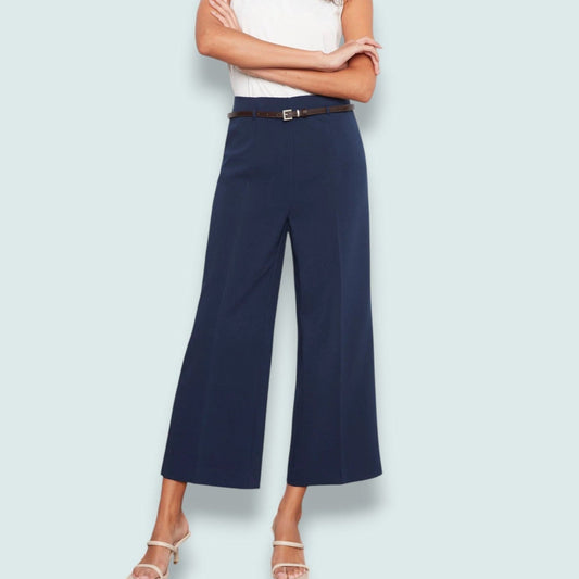 Charlie B - Cropped Dressy Belted Pants