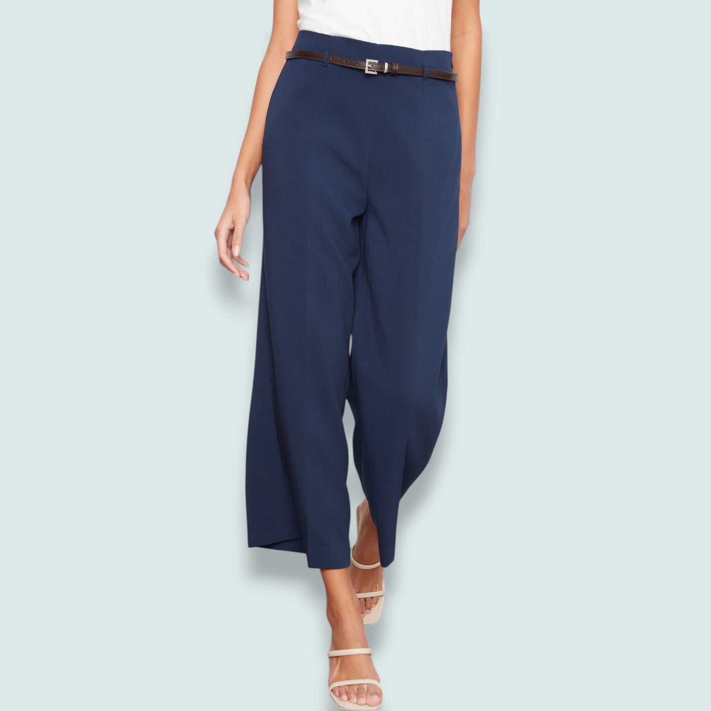 Charlie B - Cropped Dressy Belted Pants