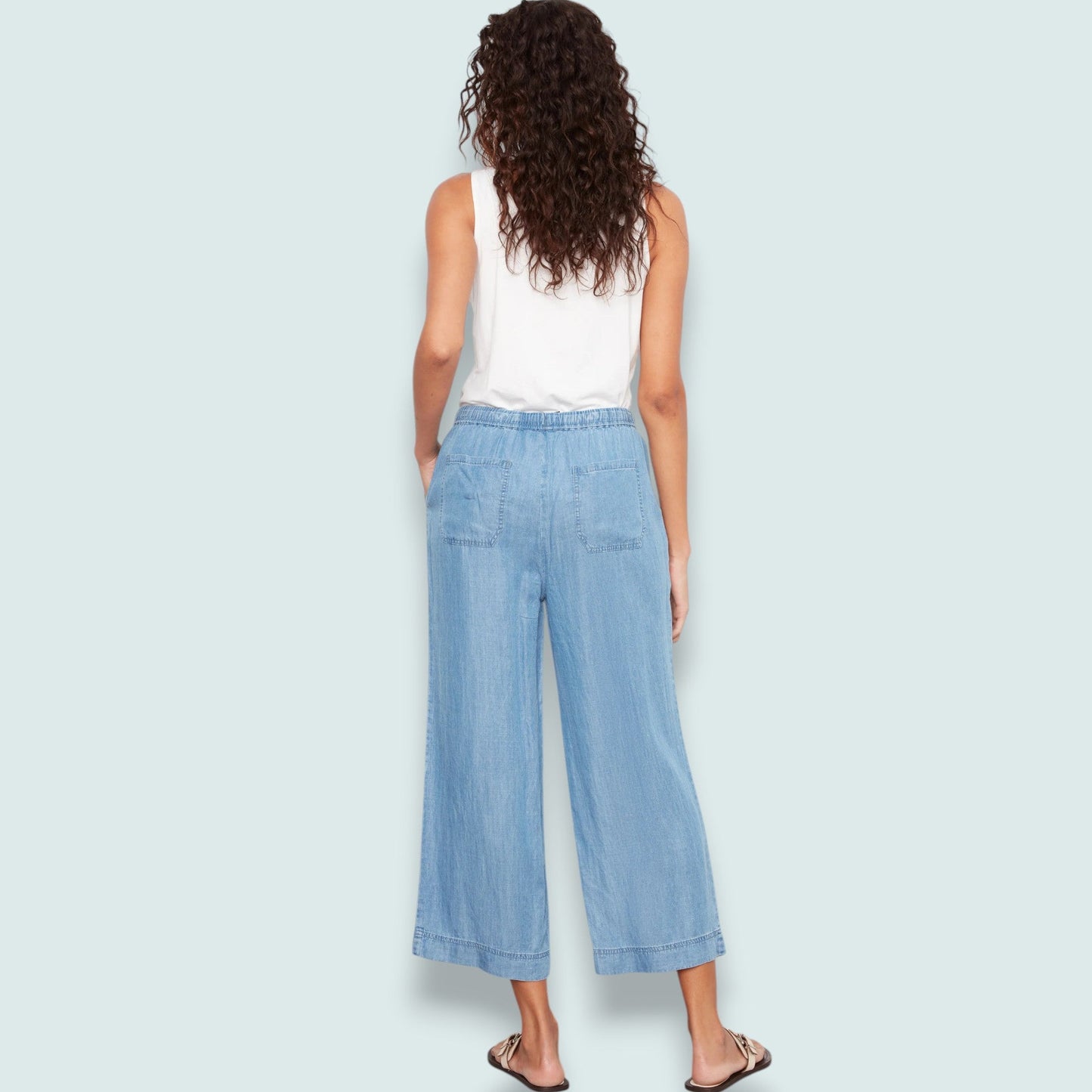 Charlie B - Tencel Wide Leg Jogger Pants