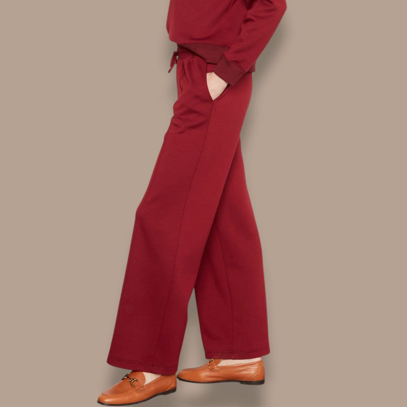 Charlie B - Soft Scuba Wide Leg Pants