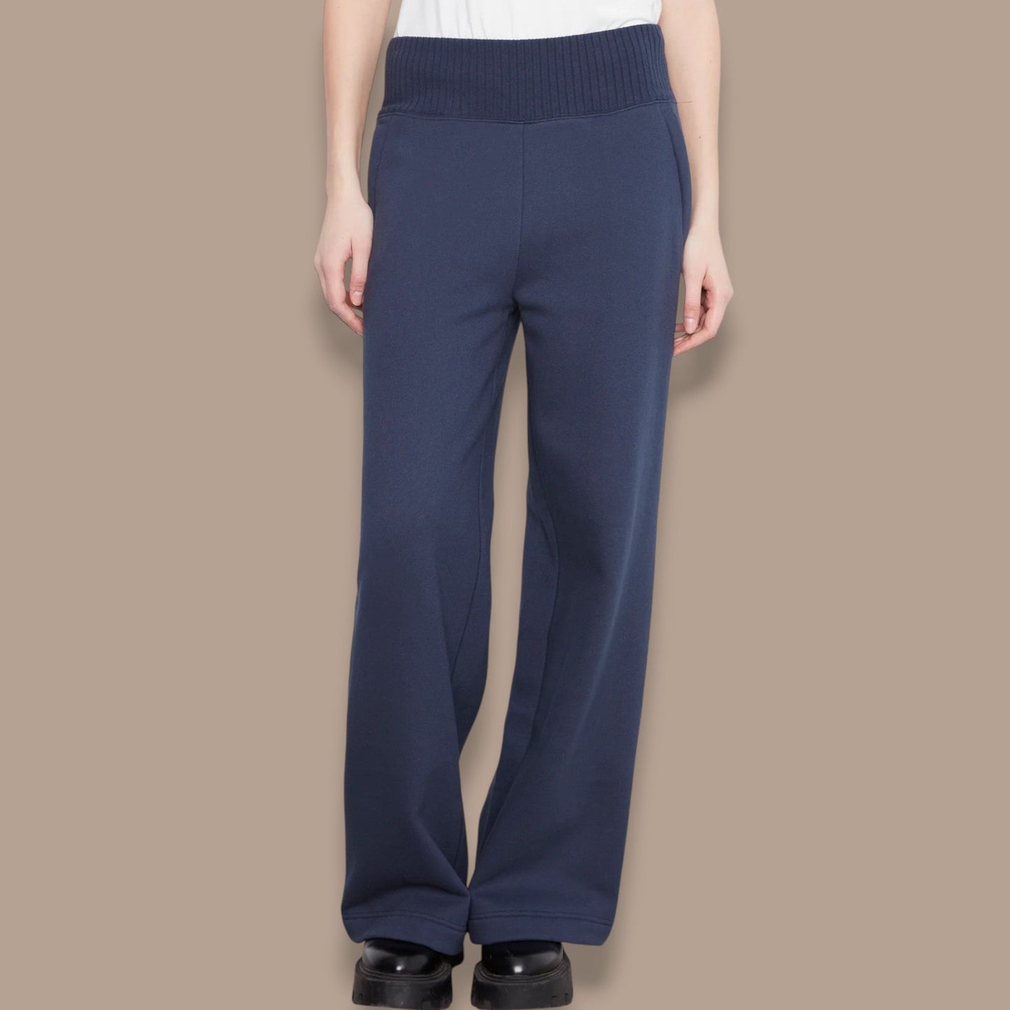 Charlie B - French Terry Wide Leg Lounge Pants