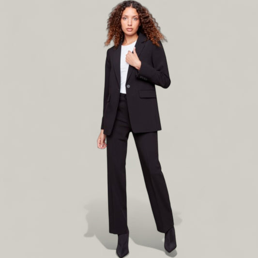 Charlie B - Blazer Jacket With Ruched Back