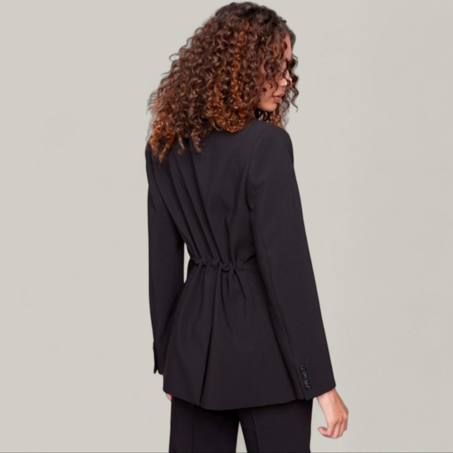 Charlie B - Blazer Jacket With Ruched Back