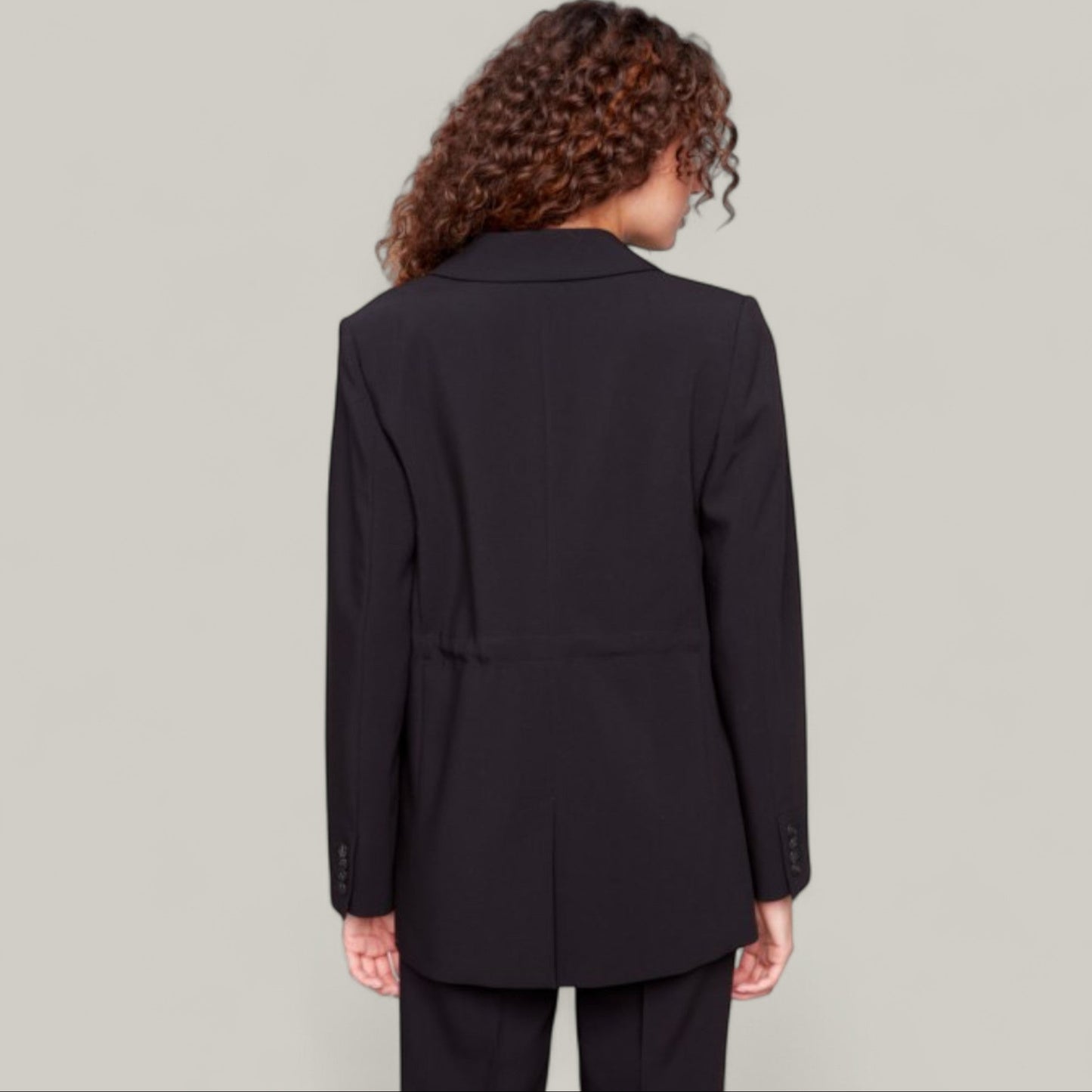 Charlie B - Blazer Jacket With Ruched Back