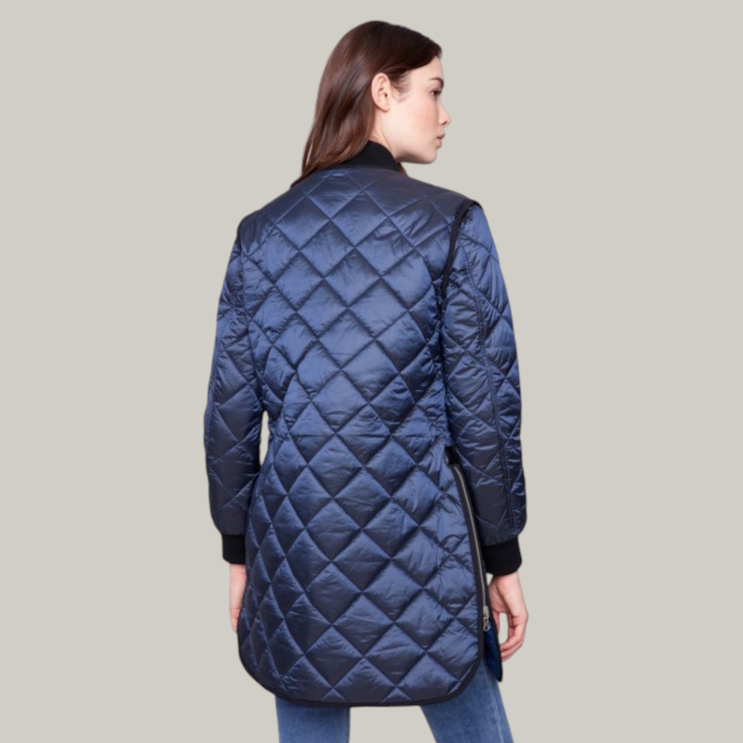 Charlie B - Reversible Long Puffer Coat
