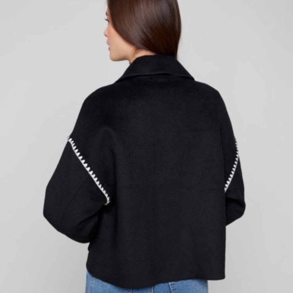 Charlie B - Short Double-Faced Wool Jacket