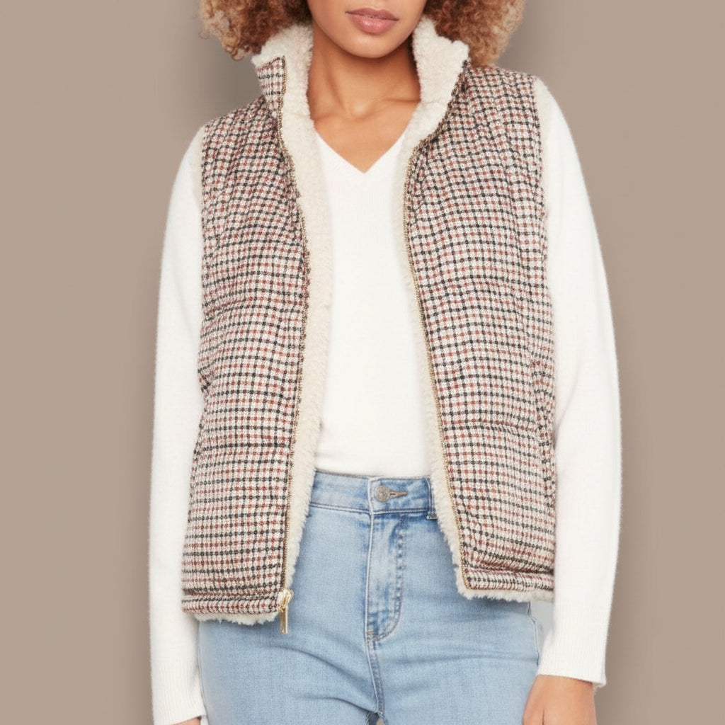 Charlie B - Reversible Sherpa Zip Vest