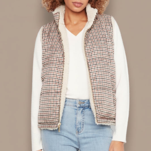 Charlie B - Reversible Sherpa Zip Vest