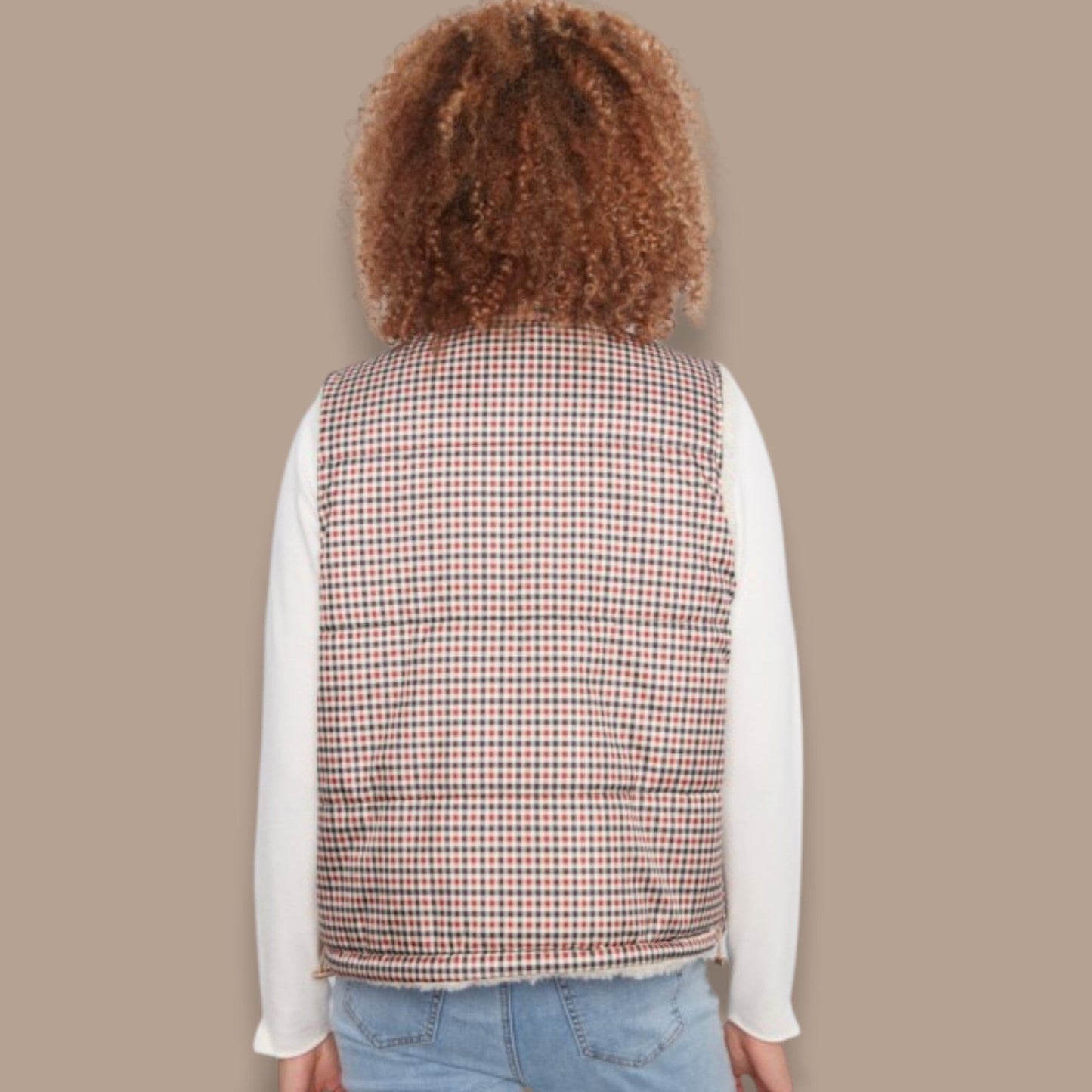 Charlie B - Reversible Sherpa Zip Vest