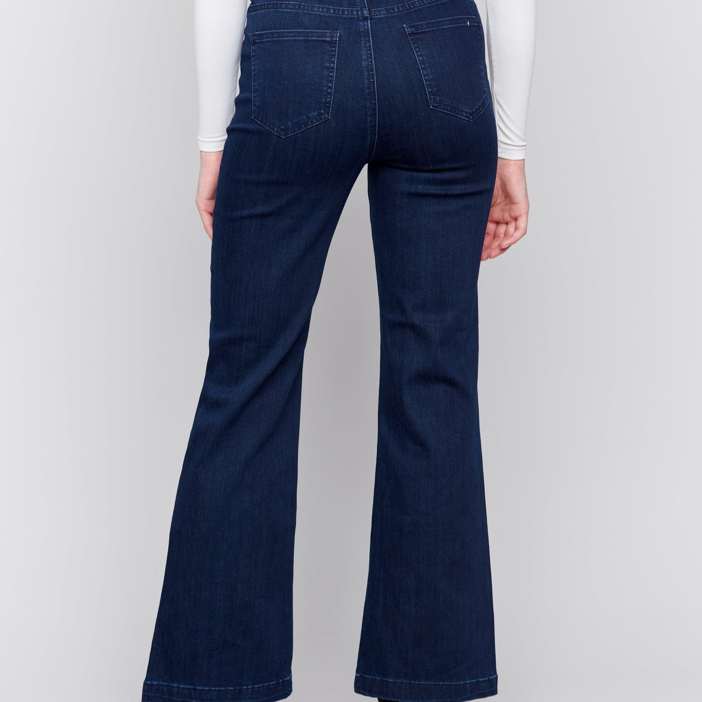 Charlie B - Pull-On Flare Leg Jeans