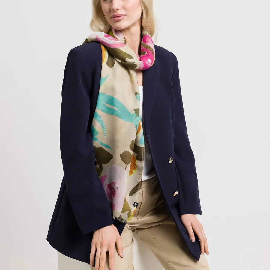 Fraas - Abstract Floral Scarf