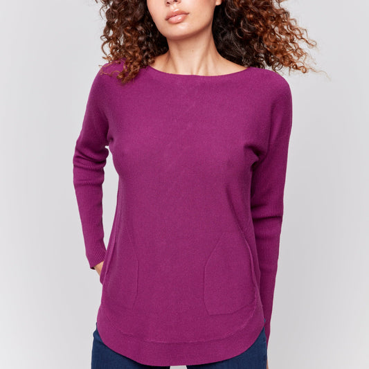 Charlie B - Knit Crew Neck Sweater