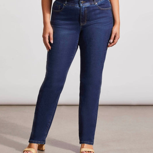 Tribal - Sophia 5-Pocket Curvy Straight Leg Jeans (Plus Size)