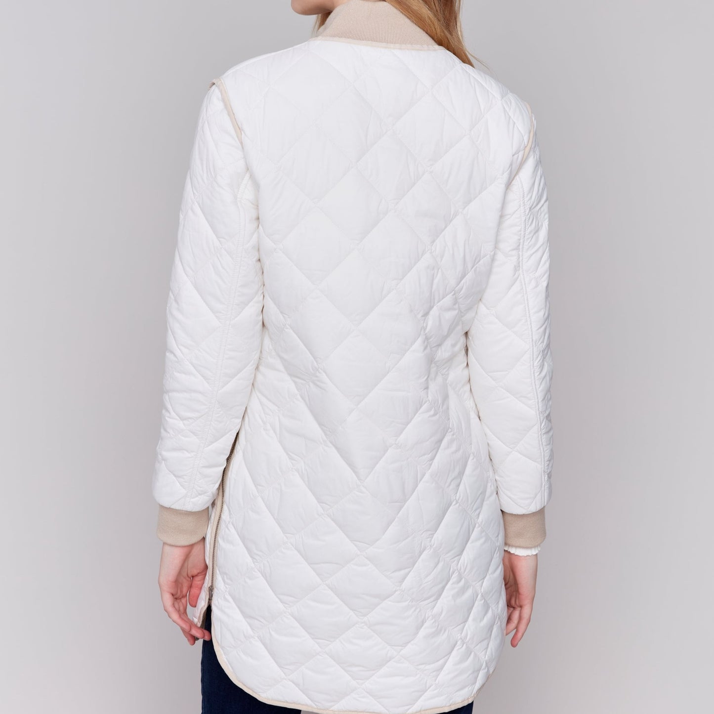 Charlie B - Reversible Quilted Puffer Coat