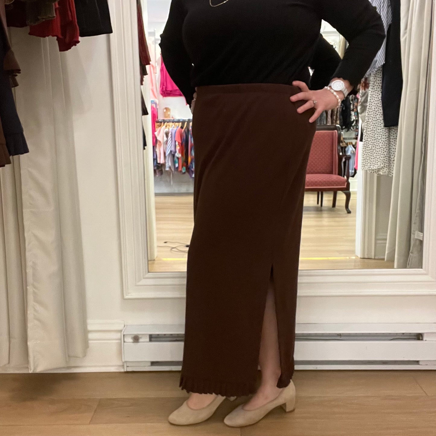 Deannafokes - Bias Cut Trumpet Skirt