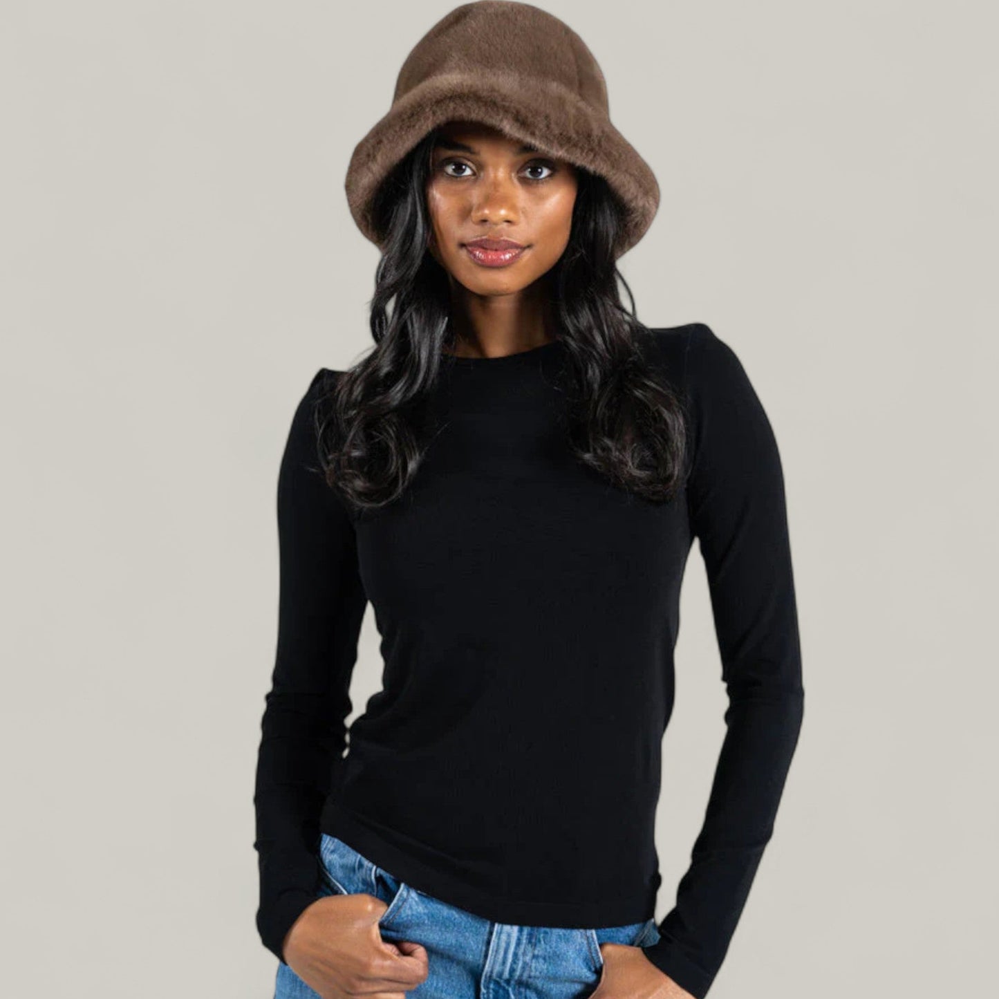 C'est Moi - Faux Fur Bucket Hat