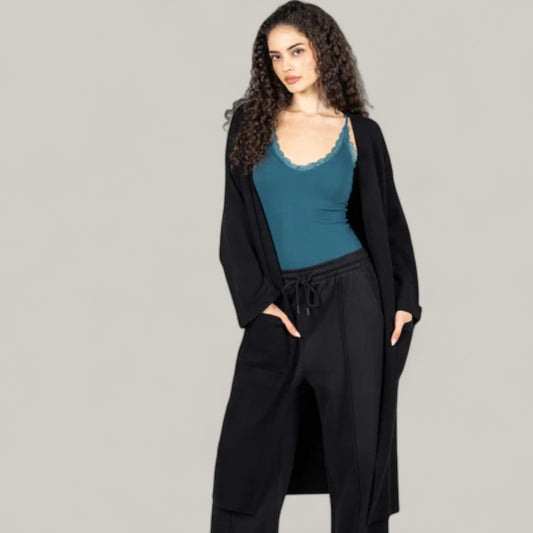 C'est Moi - Viscose Blend Long Knit Cardigan