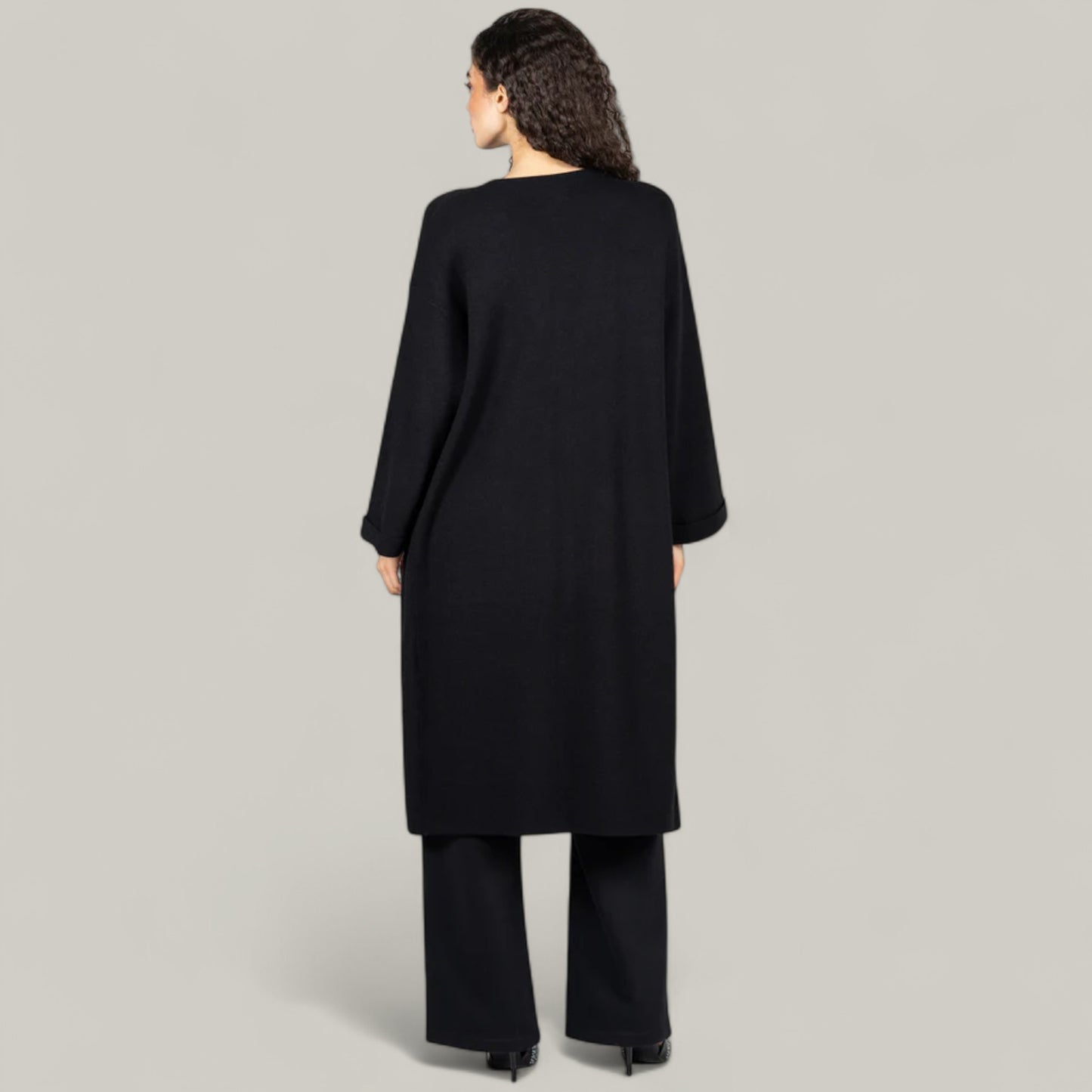C'est Moi - Viscose Blend Long Knit Cardigan