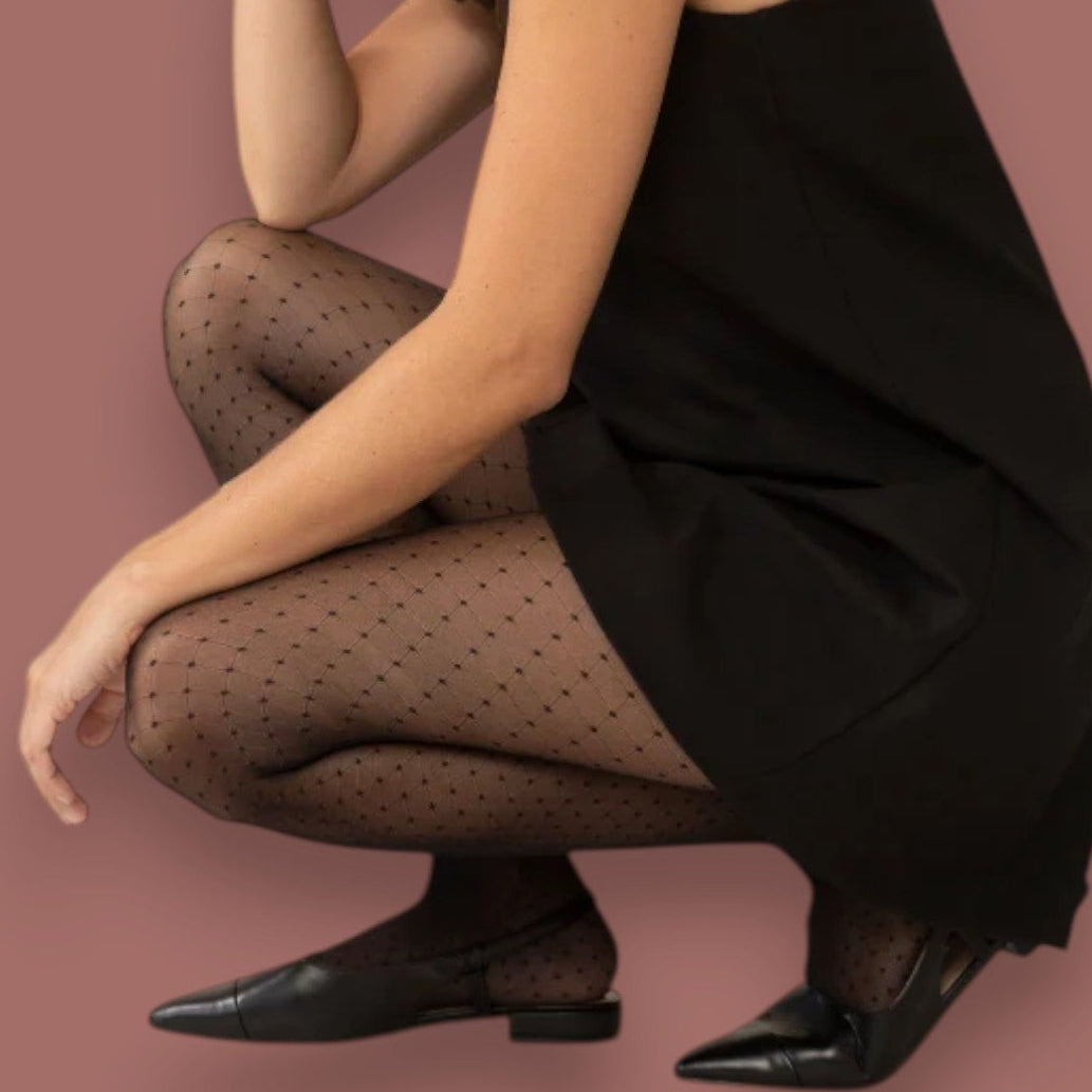 Rachel - Fishnet Style Tights