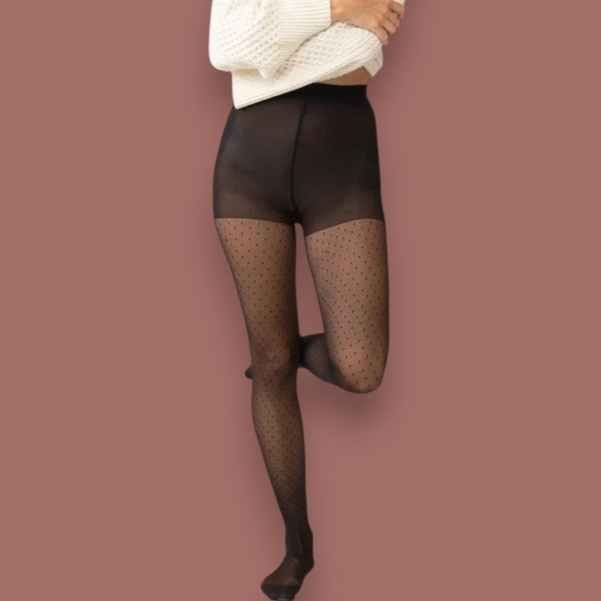 Rachel - Fishnet Style Tights