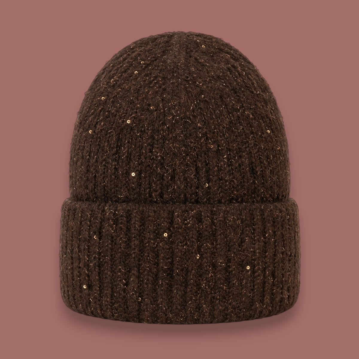 Caracol - Shimmer Ribbed Knit Beanie