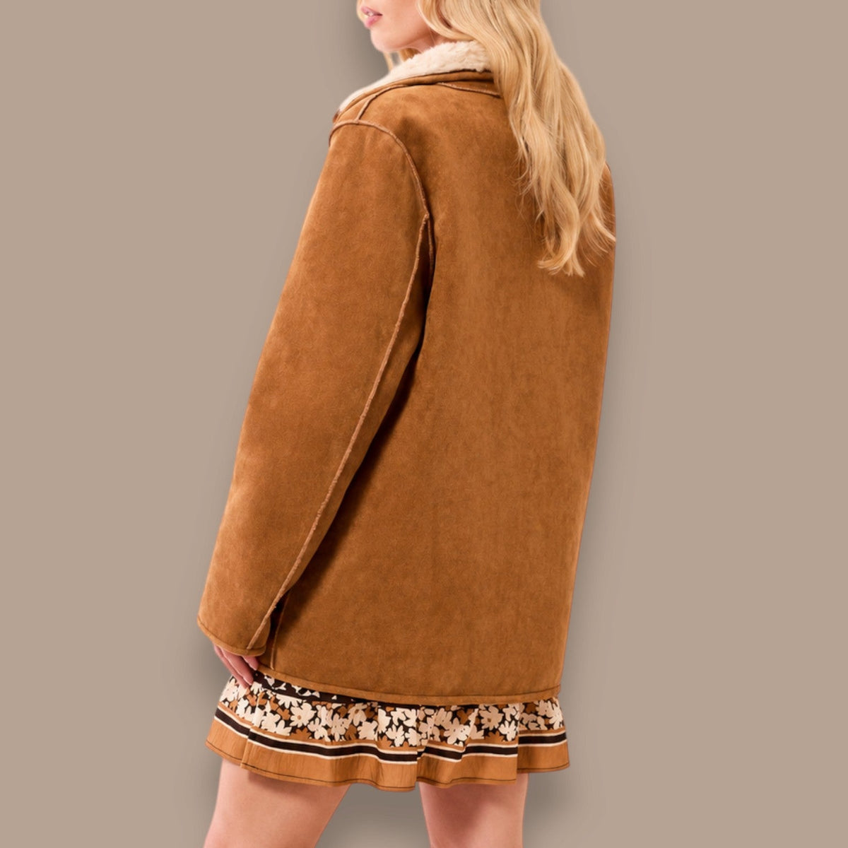 Tribal - Reversible Coat With Contrast Trim