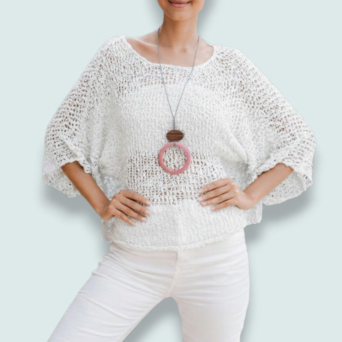 Audrey's - Popcorn Knit Top