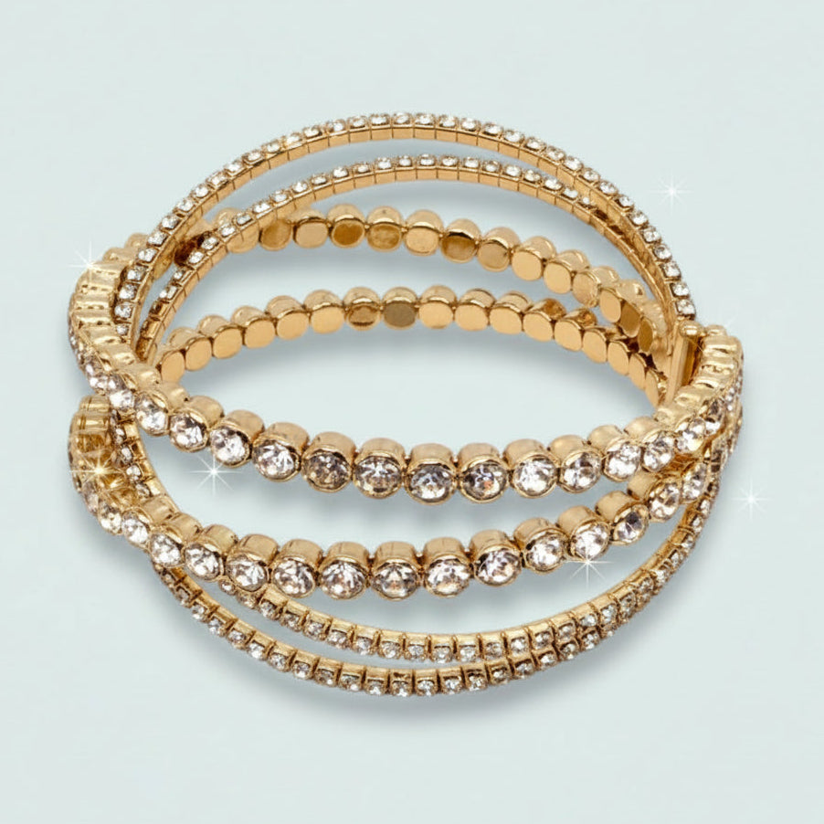 Audrey's - Radiant Luxe Crystal Wrap Bracelet