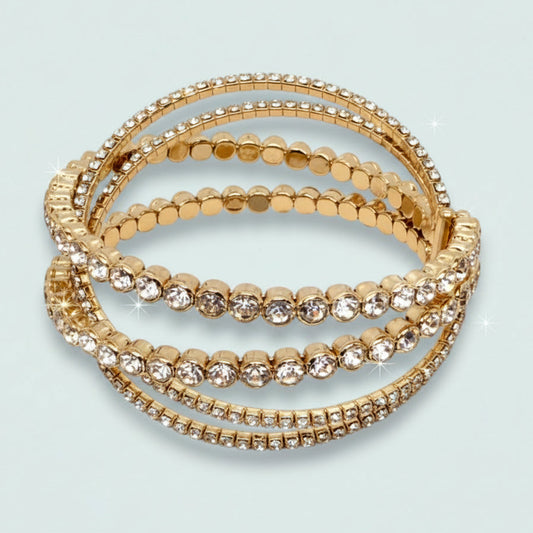 Audrey's - Radiant Luxe Crystal Wrap Bracelet