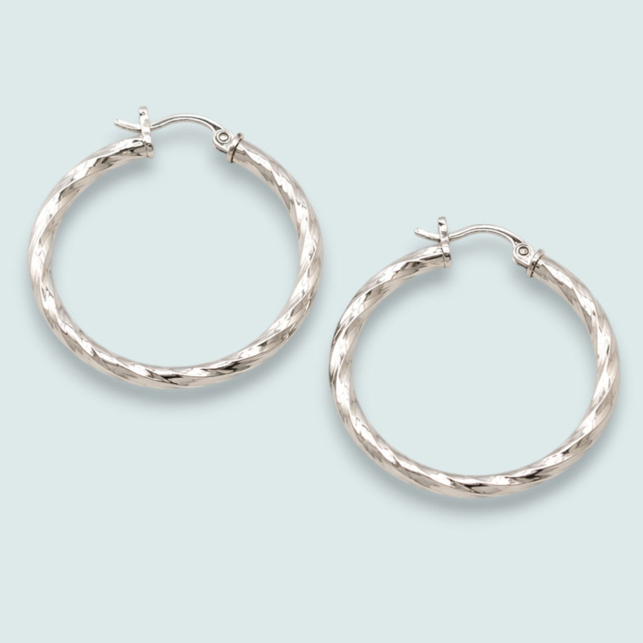 Audrey's - Twisted Hoop Earrings