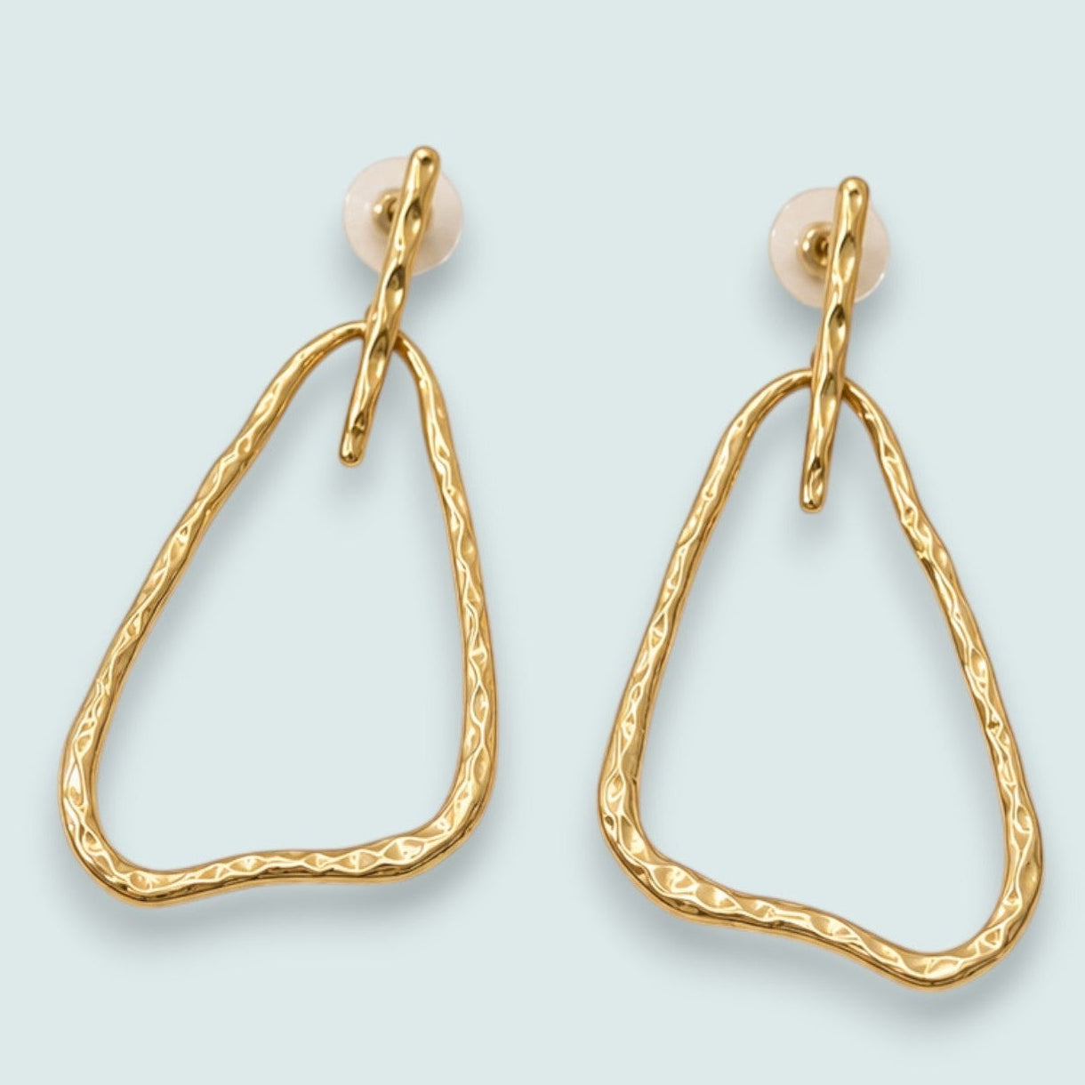 Audrey's - Organic Sculpted Drop Earrings