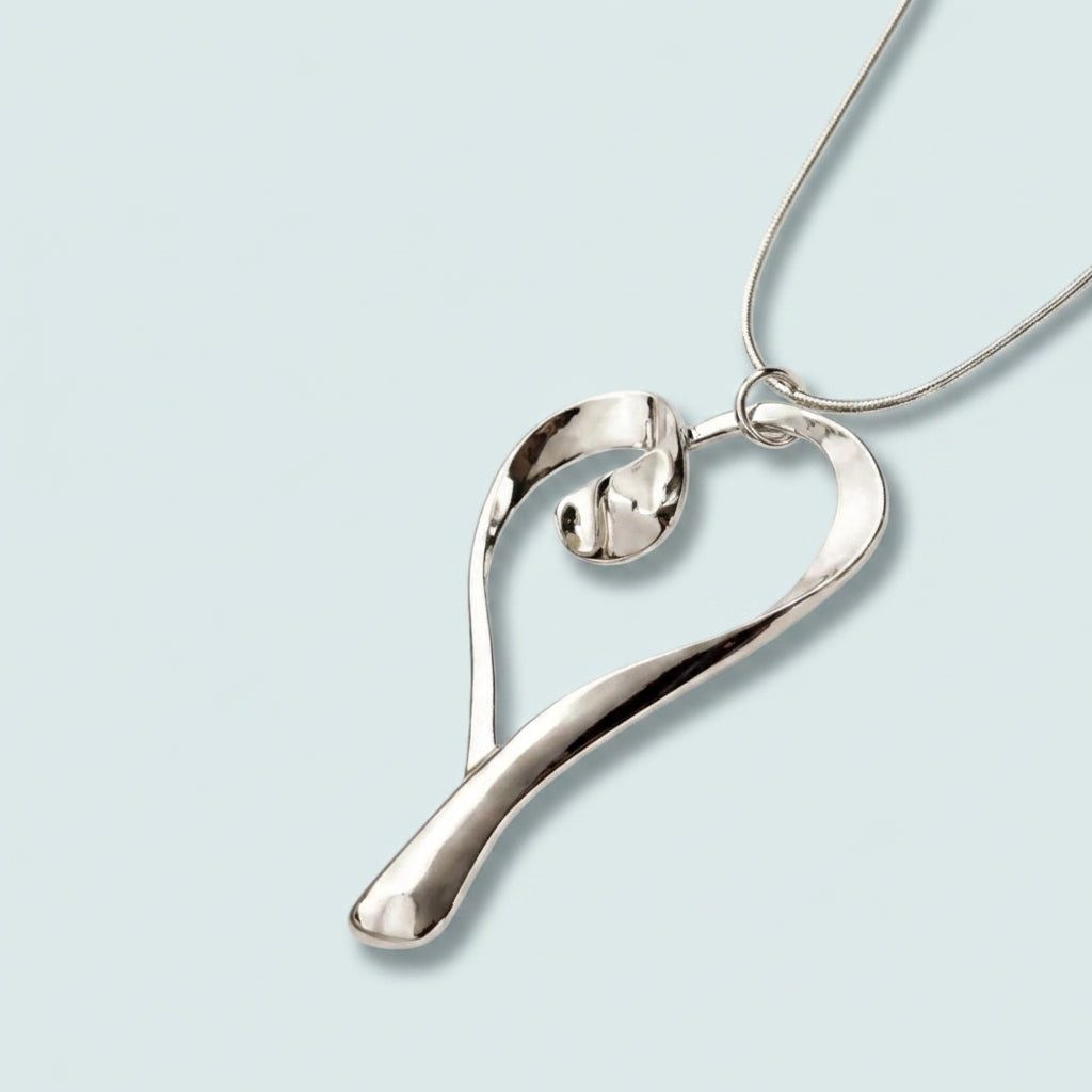 Audrey's - Open Heart Pendant Necklace