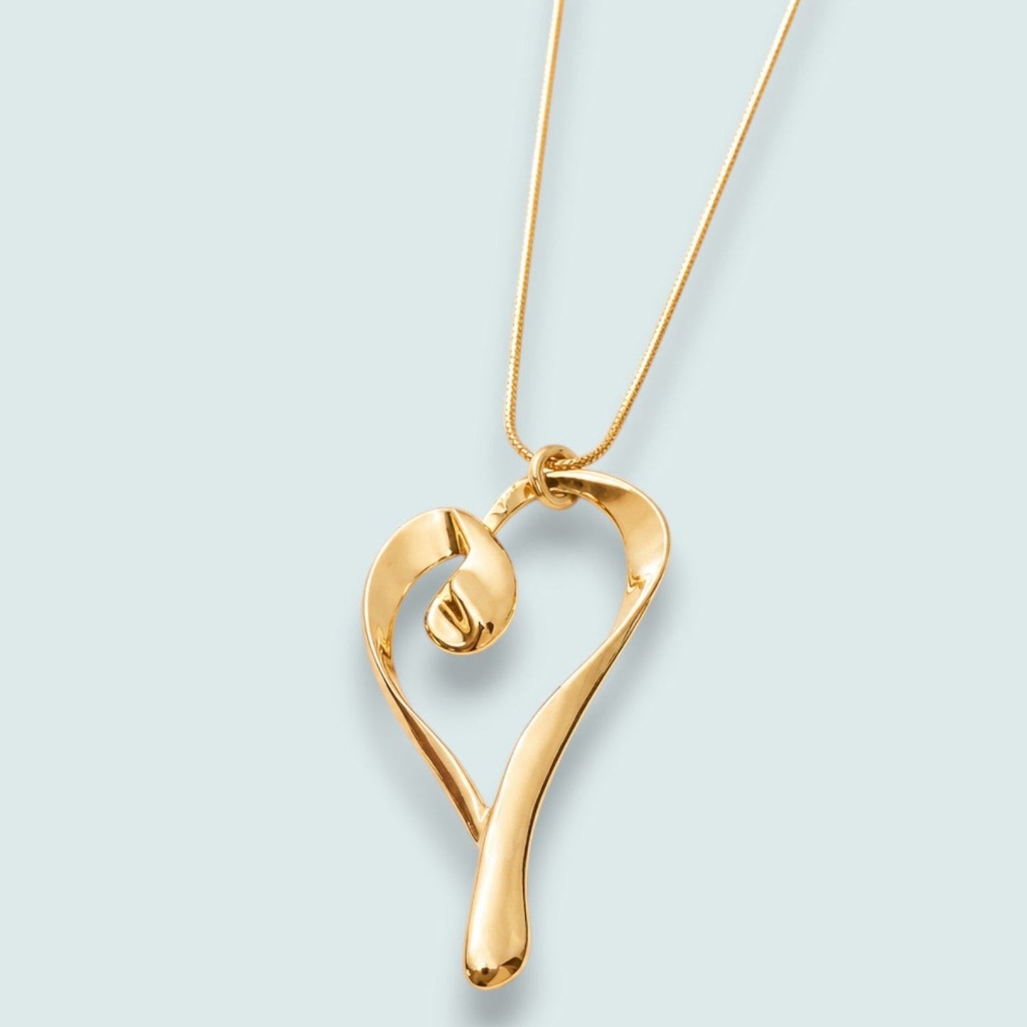 Audrey's - Open Heart Pendant Necklace